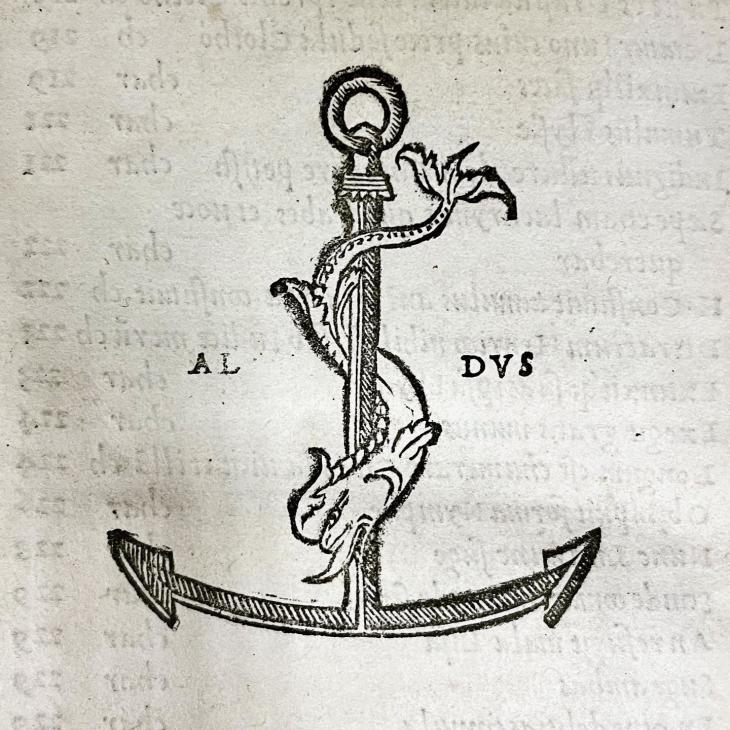 Printer&amp;#039;s mark for the Aldine Press