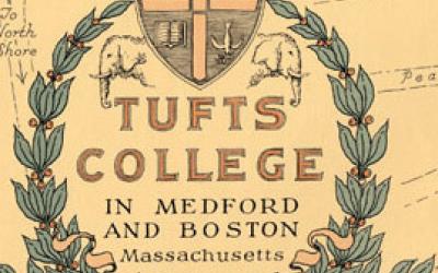Tufts seal from old campus map