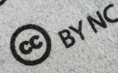copyright.jpg Black CC BY NC ND logo on gray background
