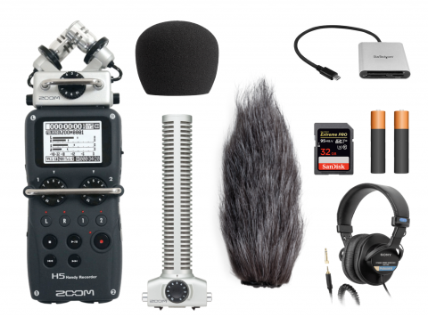 Audio Recording Kit Contents