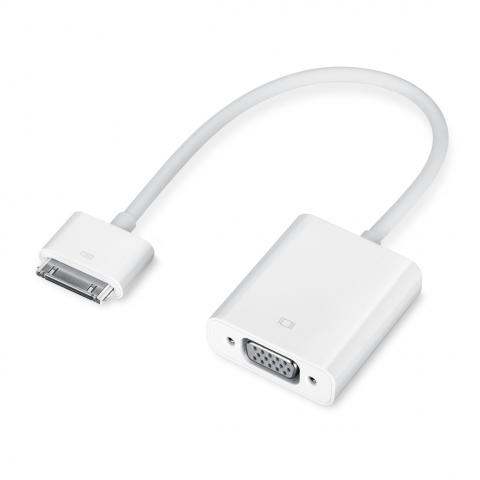 apple doc connector to VGA adapter