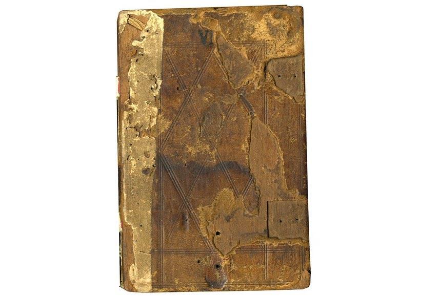 15th century binding of MS 24. 