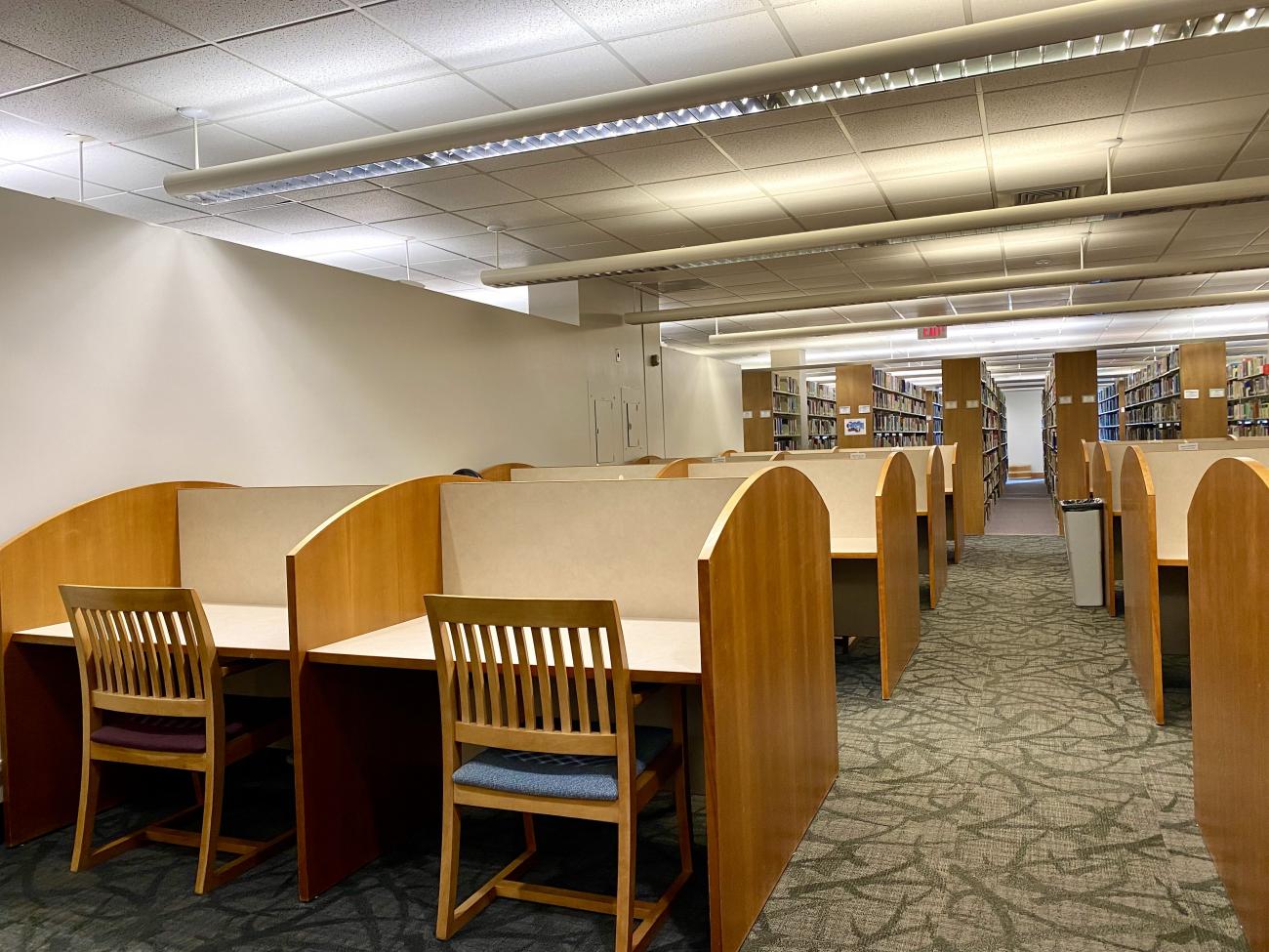 Study Carrels on the 1st Level