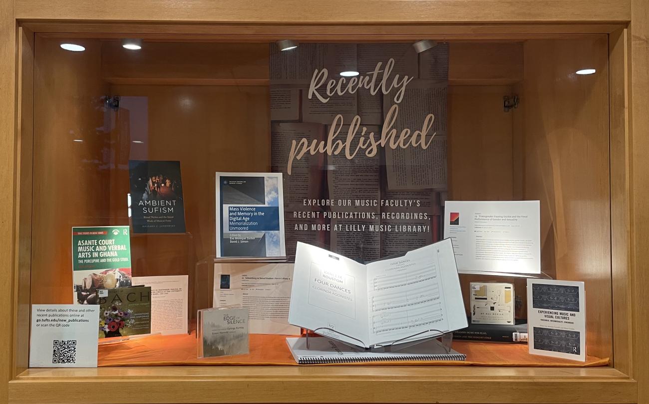 exhibit of recent publications by music faculty