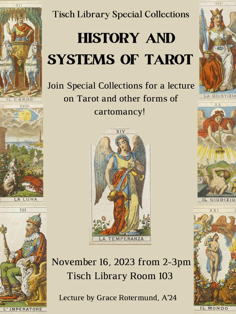 Tarot Lecture Poster 