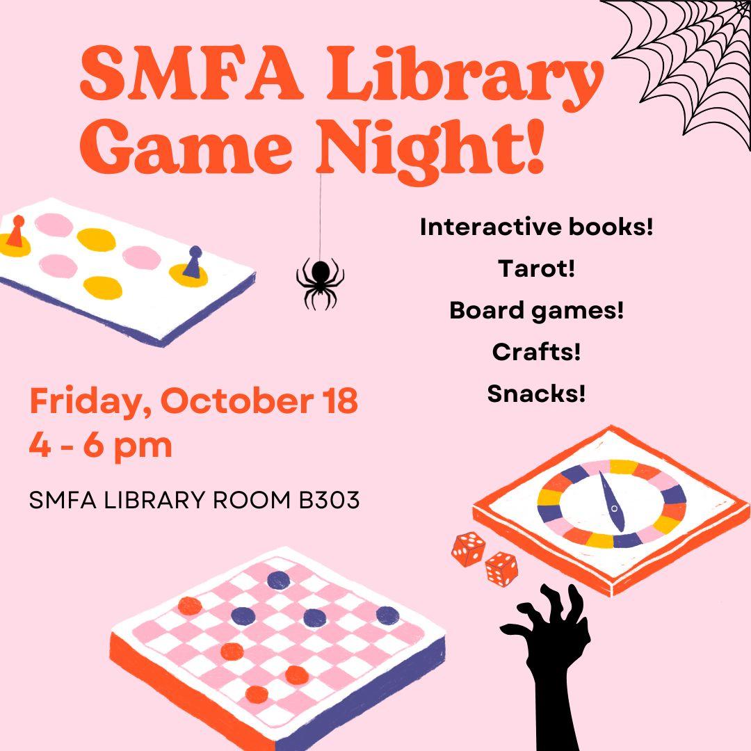 SMFA Library Game Night