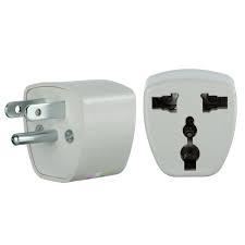 Photo of an international plug adapter