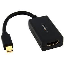 Photo of a mini displayport to hdmi adapter