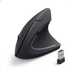 Photo of Ergonomic Mouse and its USB Receiver