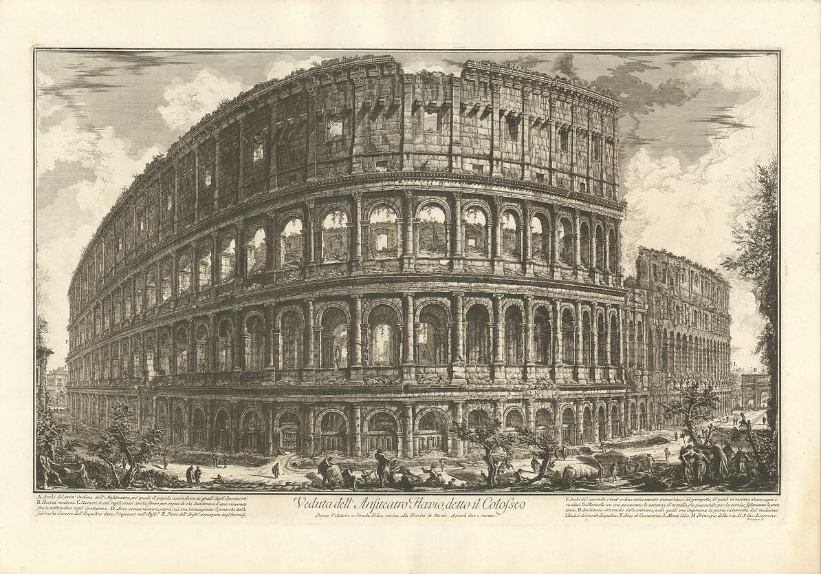 G. B. Piranesi, Anfiteatro Flavio detto Colosseo