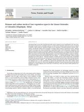 First page of article Biomass and carbon stocks of four vegetation types in the Llanos Orientales of Colombia (Mapiripán, Meta)