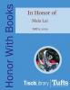 Honor With Books digital bookplate honoring Maia Lai