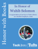 Wuhib Solomon bookplate